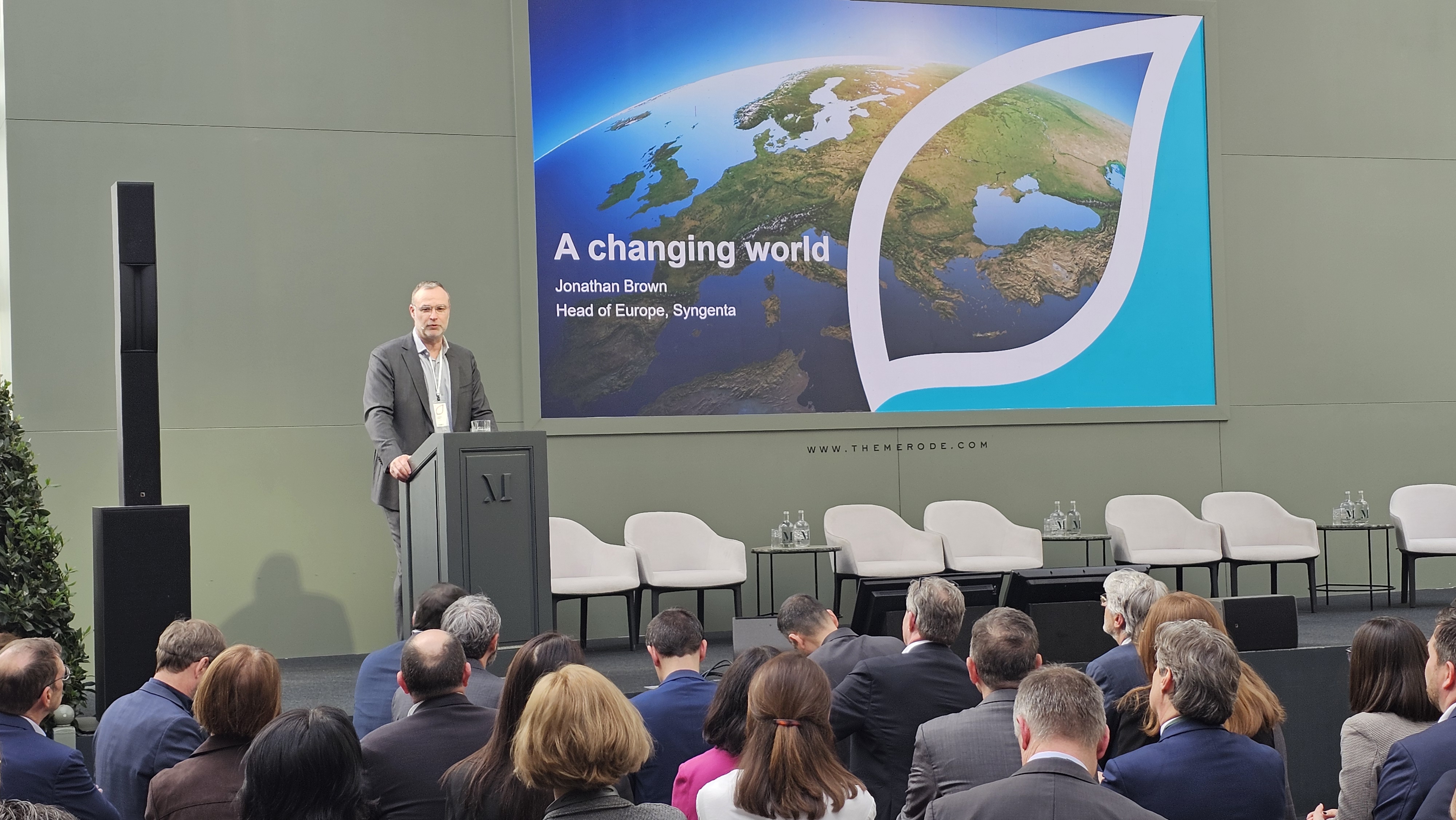 Jonathan Brown diretor geral da Syngenta na Europa
