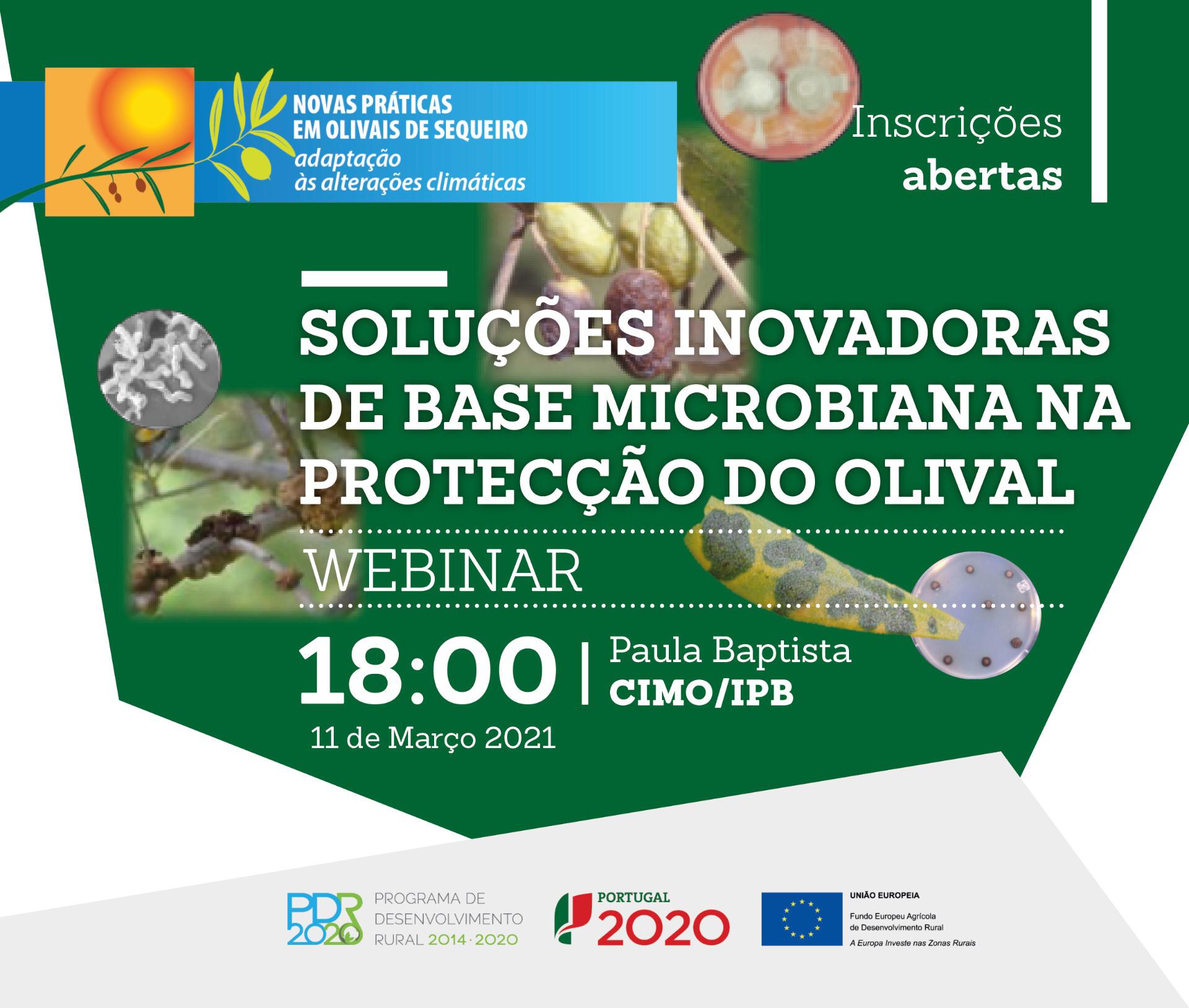 Webinar Solucoes Inovadoras de Base Microbiana na protecao do Olival