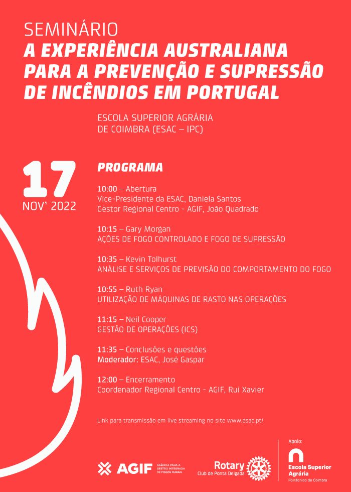 Seminario AGIF AExperienciaAustralianaparaaPrevencaoeSupressaodeIncendiosemPortugal