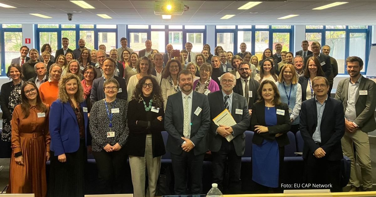 Participantes em reunião da EU CAP Network