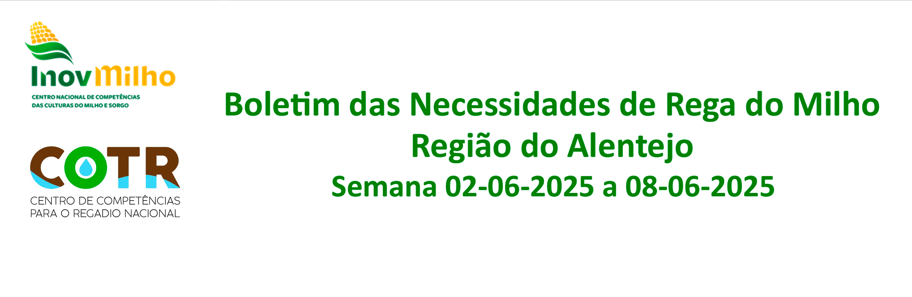 Boletim agrometeorológico Alentejo 02jun 08jun