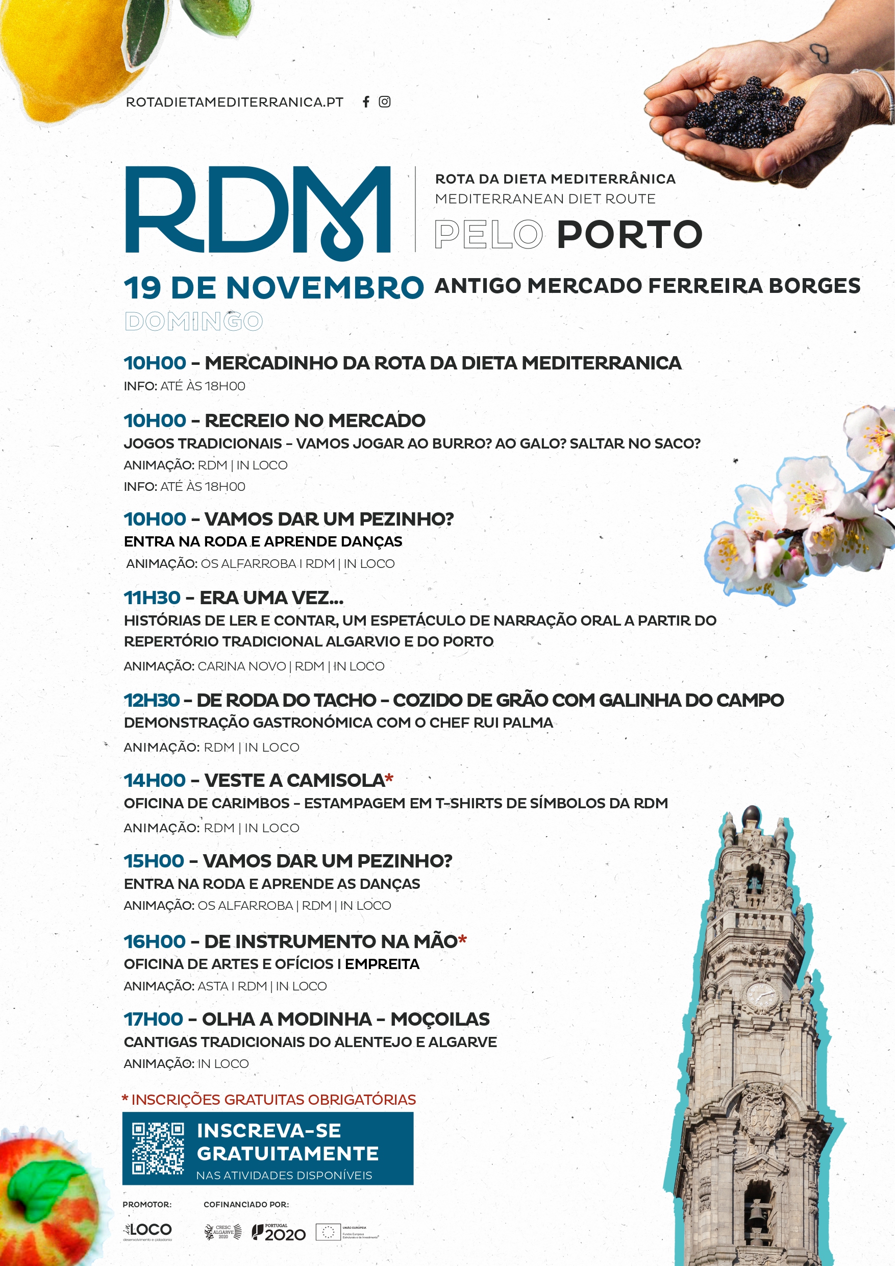 Programa Rota da Dieta Mediterrânica no Porto