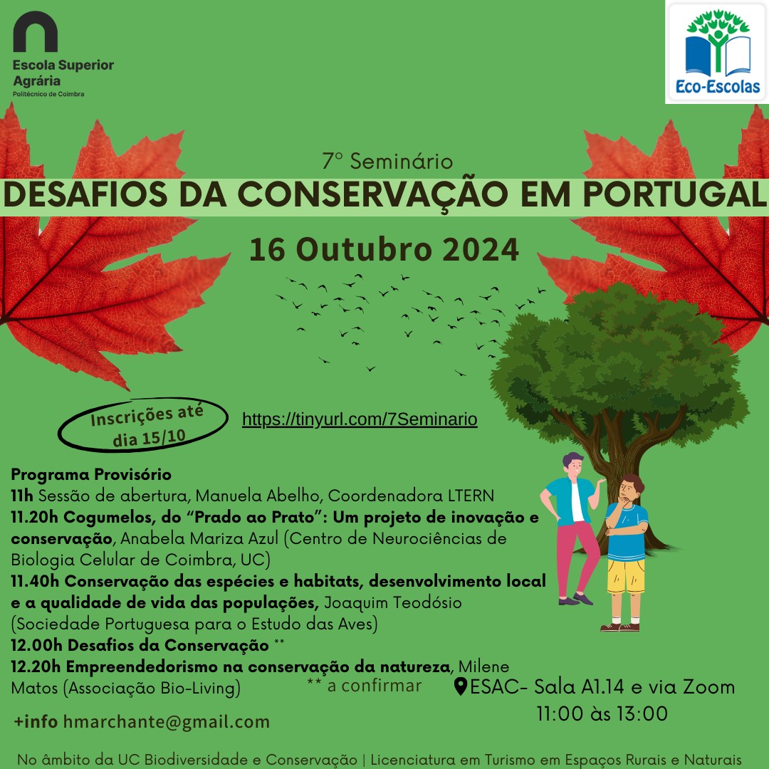7SeminarioDesafiosdaConservacaoemPortugal 16out2024