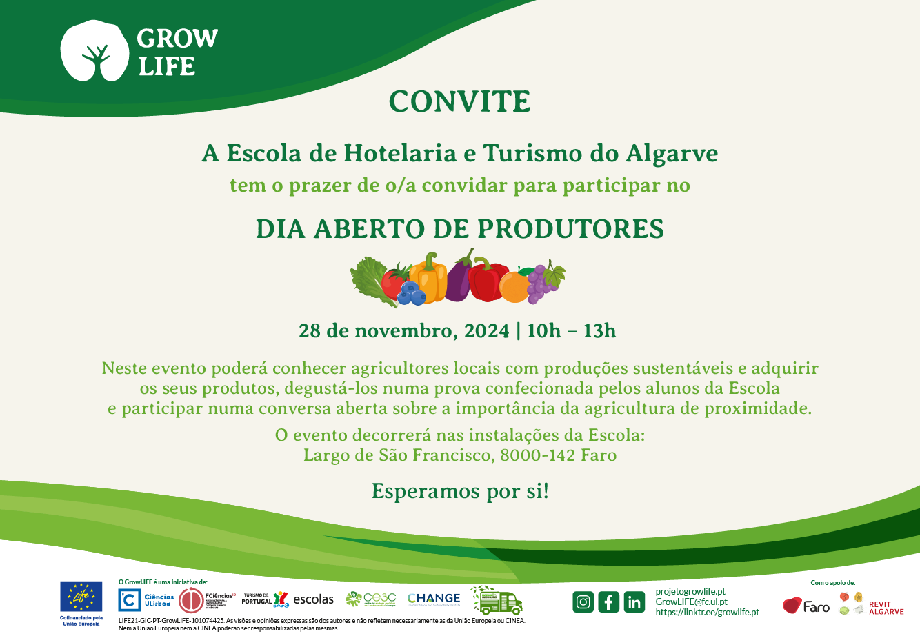 Growlife DAP EHTA convite entidades