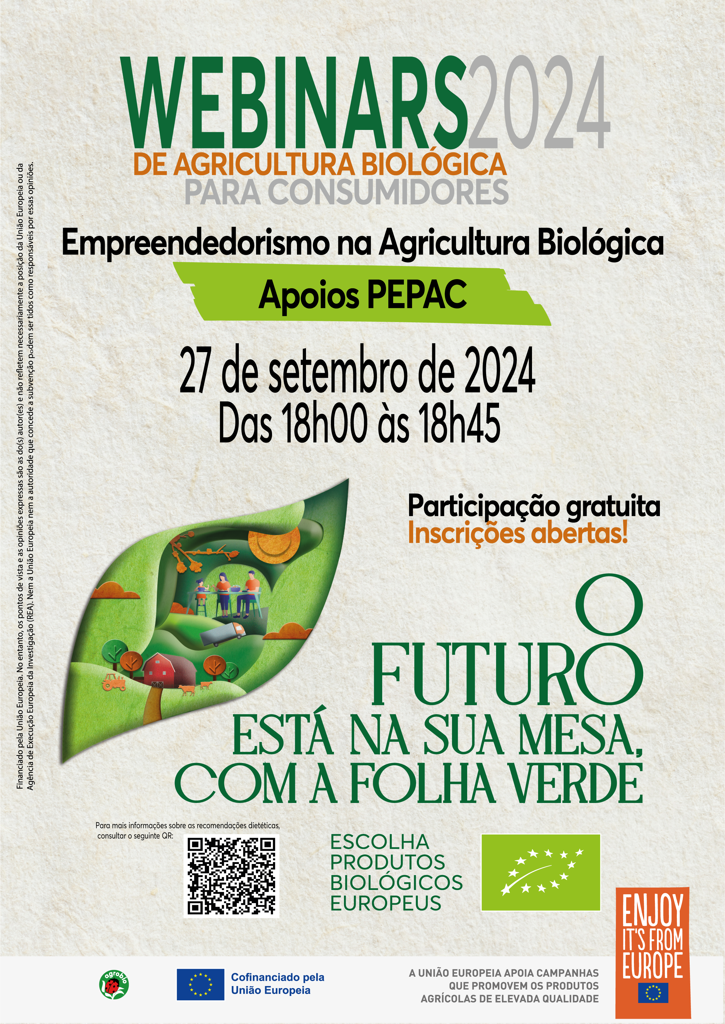 OF4F Cartaz Webinar 5 Para Consumidores 2024
