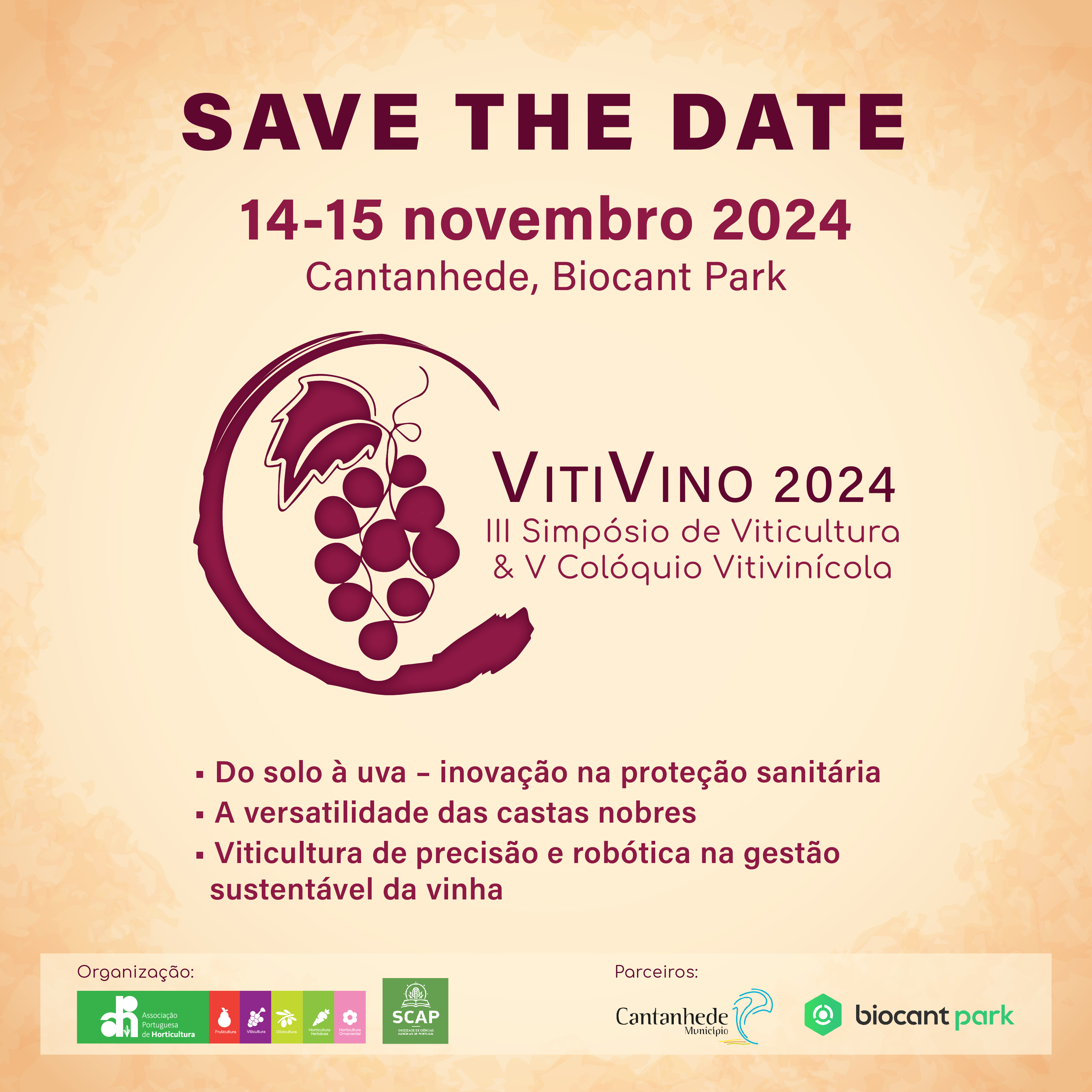 save the date 2024 vitivino instagram