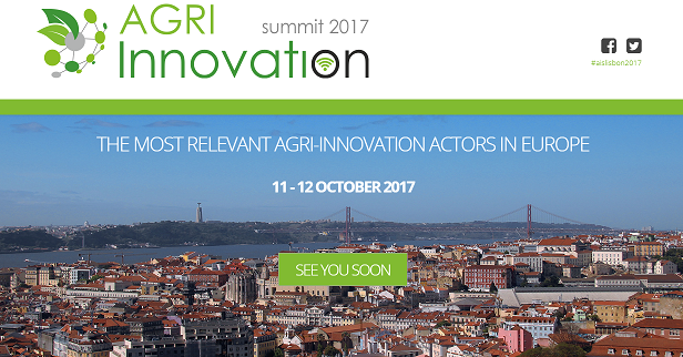AGRI INNOVATION SUMMIT 2017 - 11 e 12 de outubro em Lisboa
