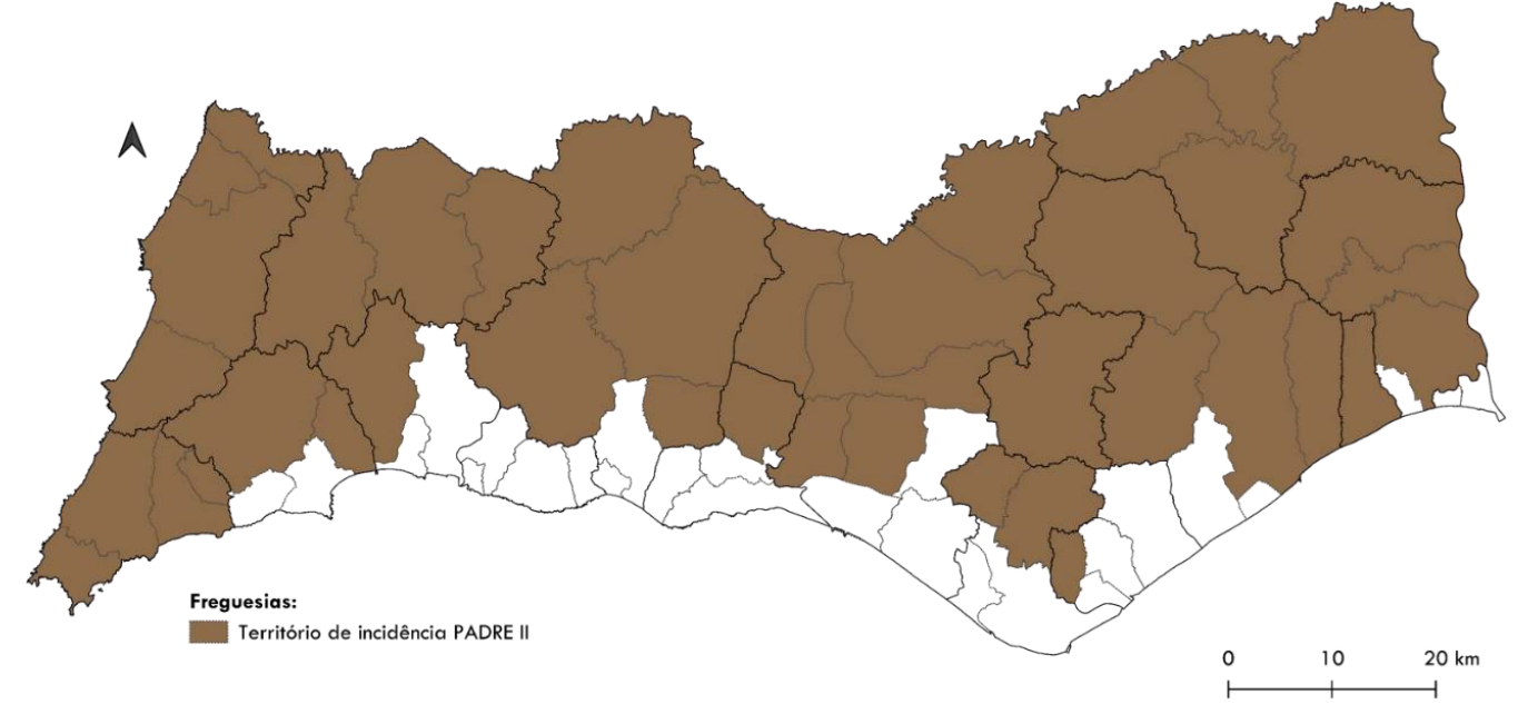 mapa PADRE